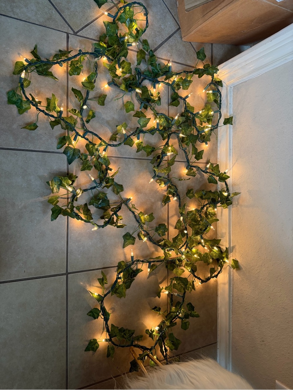 Handmade ivy vine lights 20ft / strand